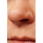 Piercing krúžok do nosa, ucha - zlatý 0,8 mm